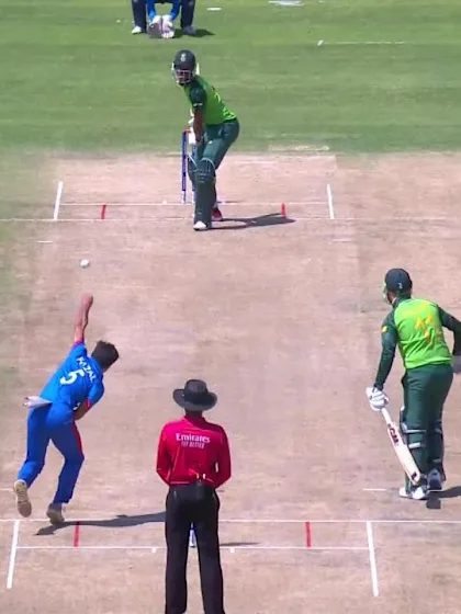 ICC U19 CWC: SA v AFG – Fazal claims his second of the morning