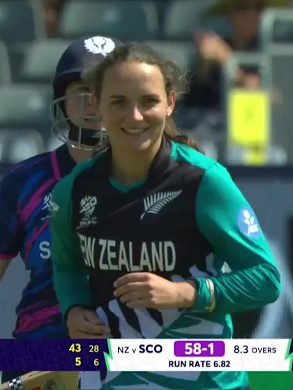 Kathryn Bryce - Wicket - New Zealand vs Scotland