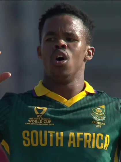 Vimath Dinsara with a Four vs. South Africa