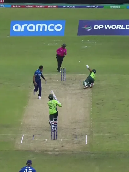 Ahmad Hussain with a Four vs. England