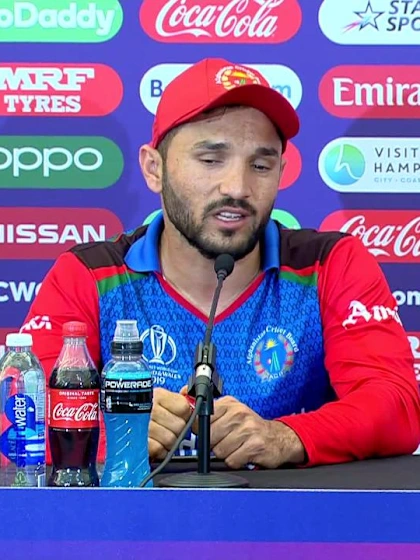 22 June - Southampton - Afghanistan captain Gulbadin Naib post-match press conference
