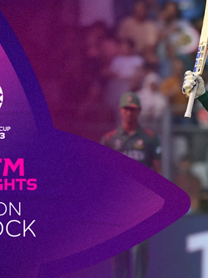 Quinton de Kock blazes hundred to launch South Africa | POTM Highlights | CWC23