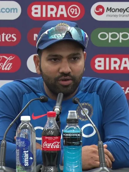 8 June  - Oval - India player Rohit Sharma pre-match press conference