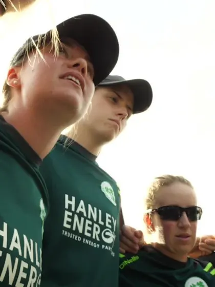 NZ v IRE: Laura Delany team talk