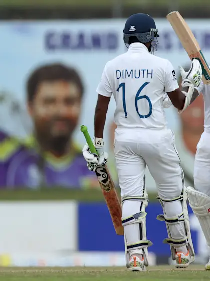 Karunaratne, Kusal lead Sri Lanka's fightback after Jayasuriya's brilliant spell