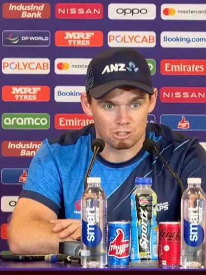27 October - Dharamsala - New Zealand Captain Tom Latham pre-match press conference