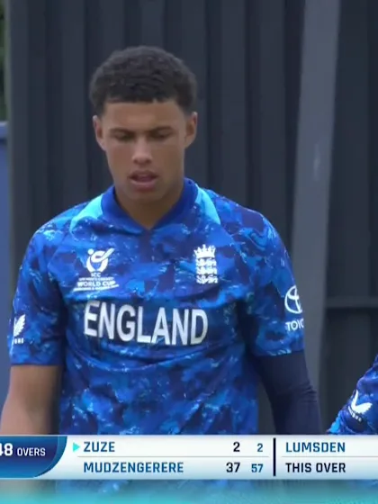 Benny Zuze - Wicket - England vs Zimbabwe