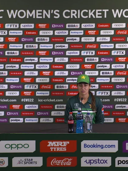 8 March - Tauranga - Pakistan player Aliya Ria post-match press conference