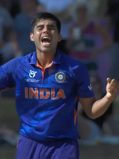 Nishant Sindhu breaks through | IND v AUS | ICC U19 Men’s CWC 2022