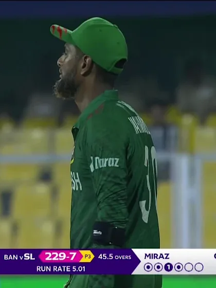 Logo of Dhananjaya de-Silva - Wicket - Bangladesh vs Sri Lanka