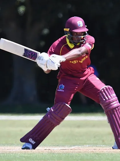 Power-hitting West Indies cruise to Plate semis