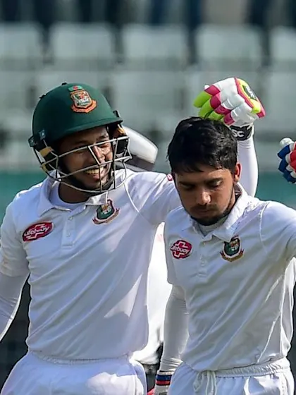 Mominul, Mushfiqur centuries help Bangladesh recover on first day
