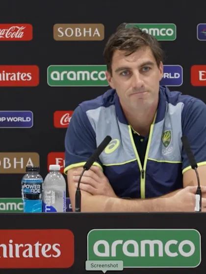 Logo of Pat Cummins- Australia WTC pre-match press conference, 10 June 2025