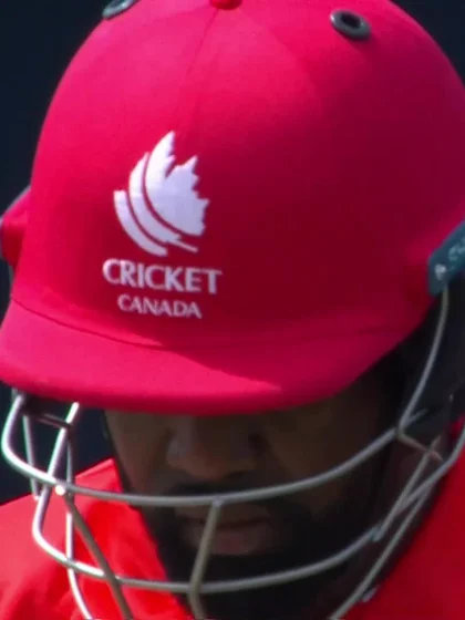 Logo of Aaron Johnson - Wicket - CAN vs Ireland