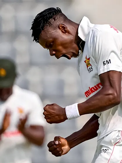 Zimbabwe fast bowler blessed with rapid rankings rise