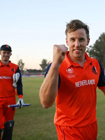 Van Beek revels in instant redemption after super over heroics