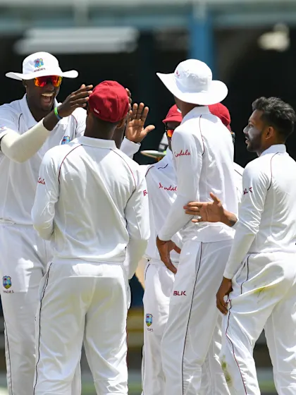 Windies build large lead after dismissing Sri Lanka for 185