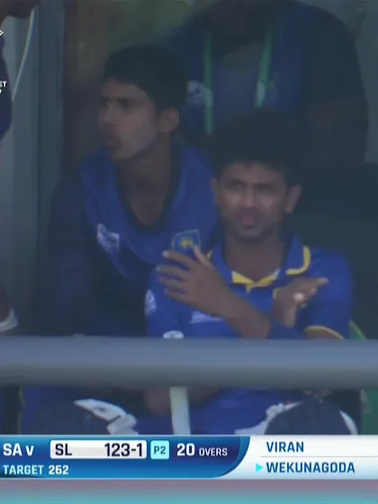 Senuja Wekunagoda with a Four vs. South Africa