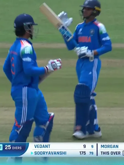 Vaibhav Sooryavanshi with a Four vs. England