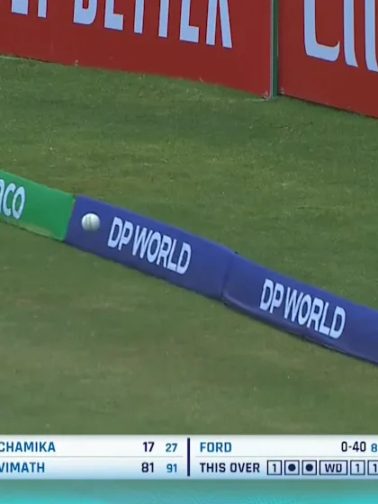 Chamika Heentigala with a Four vs. Ireland