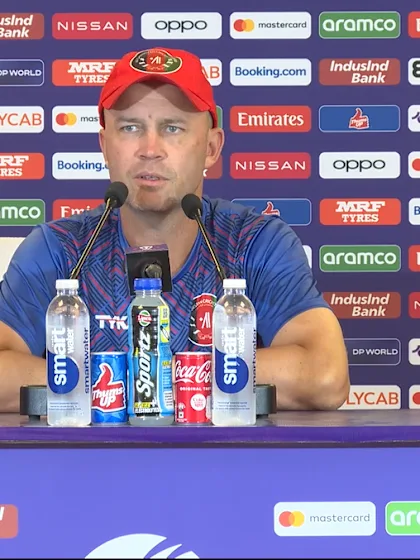 7 October - Dharamsala - Afghanistan Coach Jonathan Trott post-match press conference