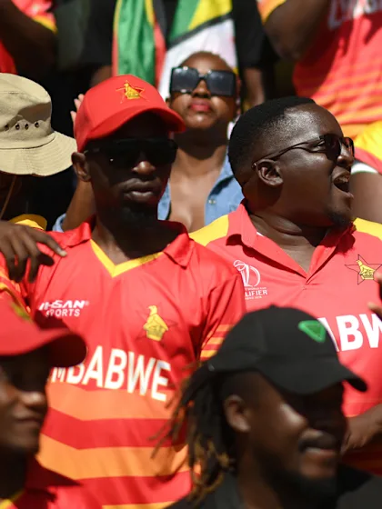 Fervent home fans inspiring Zimbabwe at the CWC23 Qualifier