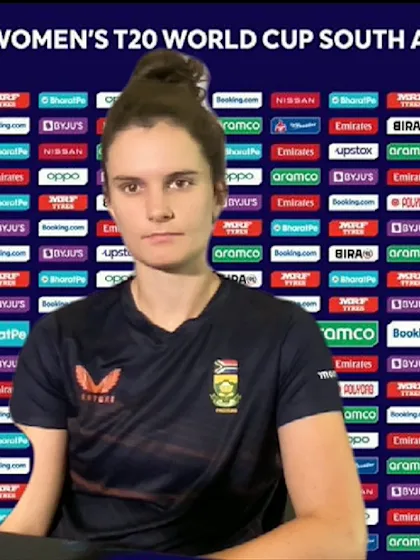 20 February - Cape Town - South Africa player Laura Wolvaardt pre-match press conference