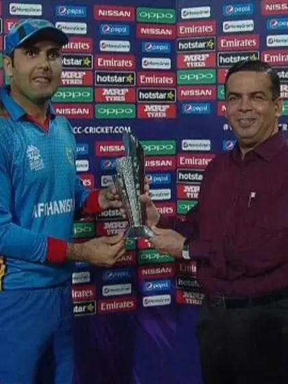 Logo of Player of the Match – Mohammad Nabi  – ZIM v AFG