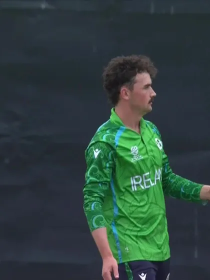 Jatinder Singh - Wicket - Ireland vs Oman
