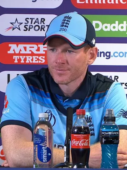 11 July - Birmingham - England Captain Eoin Morgan post-match press conference