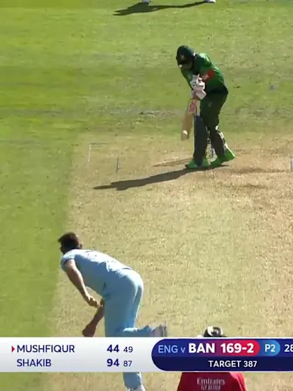 Logo of CWC19: ENG v BAN - Plunkett breaks the partnership