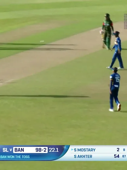 Sobhana Mostary - Wicket - Bangladesh Women vs Sri Lanka Women