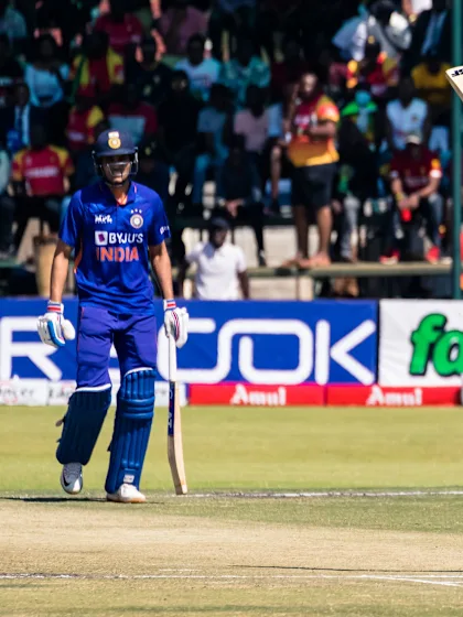Dhawan, Gill power India to 10-wicket win in series opener