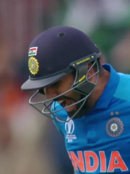 CWC19: IND v PAK - Rohit reaction to getting out