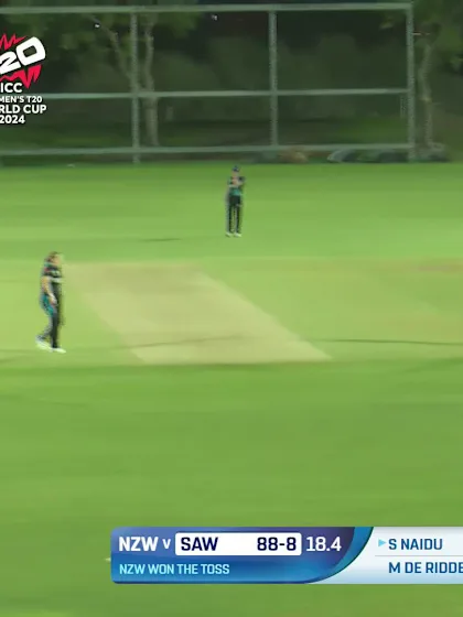 Logo of Seshnie Naidu - Wicket - New Zealand Women vs South Africa Women