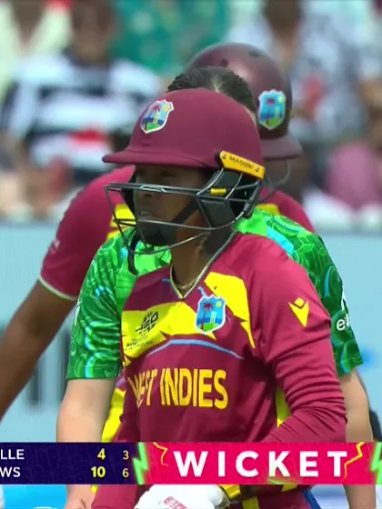 Shemaine Campbelle - Wicket - West Indies vs Ireland