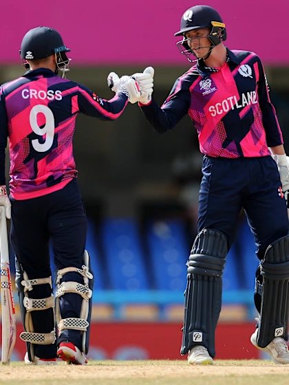 Scotland crash Oman's party with a stunning run-chase | OMA v SCO | T20WC 2024