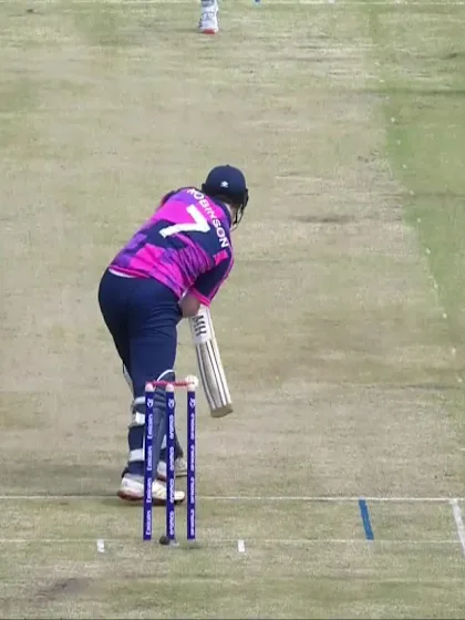 Theo Robinson - Wicket - Pakistan vs Scotland