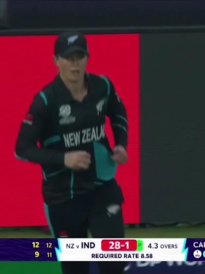 Logo of Smriti Mandhana - Wicket - India vs New Zealand