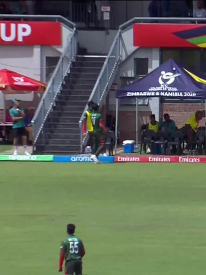 Vaibhav Sooryavanshi with a Spectacular Six vs. Bangladesh