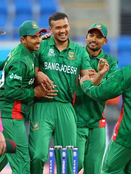 Logo of Wicket - Colin Ackermann - Bangladesh v Netherlands ICC T20WC 2022