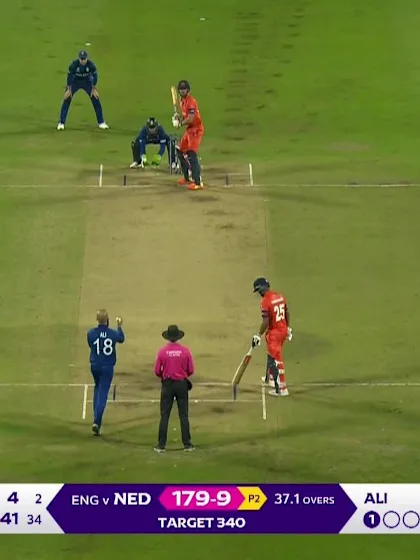 Jos Buttler - Wicket - England vs Netherlands