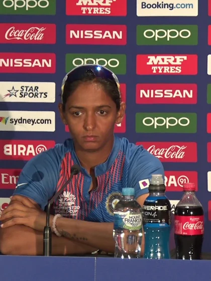 21 February - Sydney - India Captain Harmanpreet Kaur and India player Poonam Yadav post-match press conference