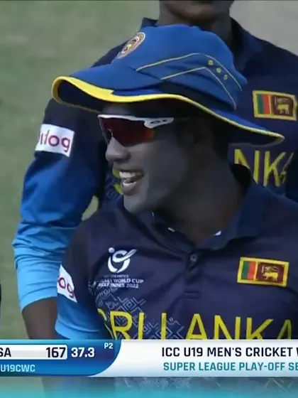 Winning Moment | SA v SL | ICC U19 Men’s CWC 2022