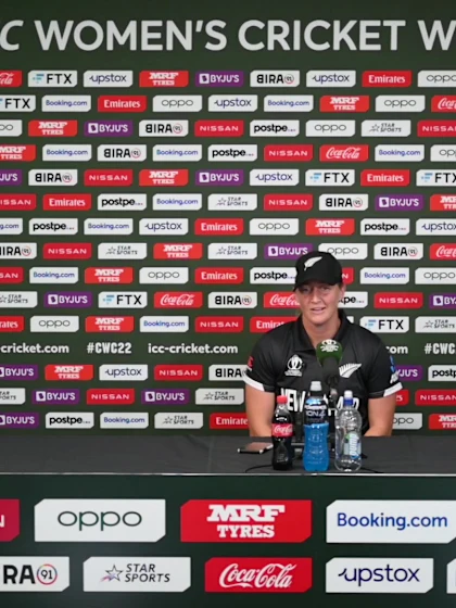 17 March - Hamilton - New Zealand Captain Sophie Devine post-match press conference