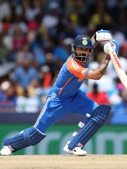 Logo of Virat Kohli gets India off to a flier | SA v IND | T20WC 2024 Final