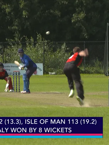 ICC WT20 Europe Qualifier 2018: Italy beat Isle of Man by 8 wickets – highlights