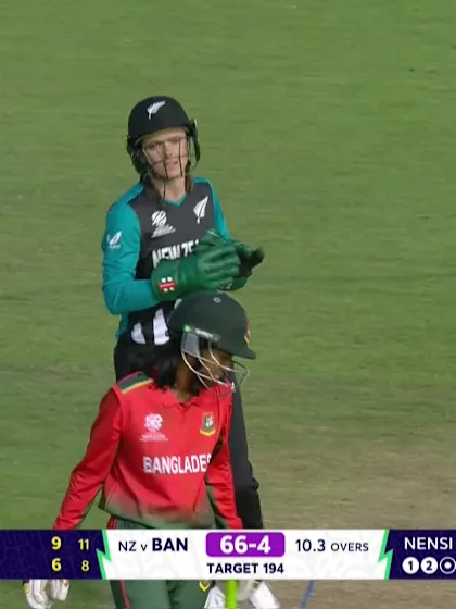Shorna Akter - Wicket - New Zealand vs Bangladesh