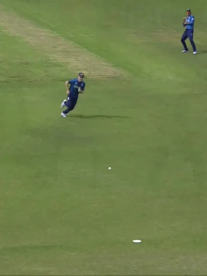 Huziafa Ahsan with a Four vs. England