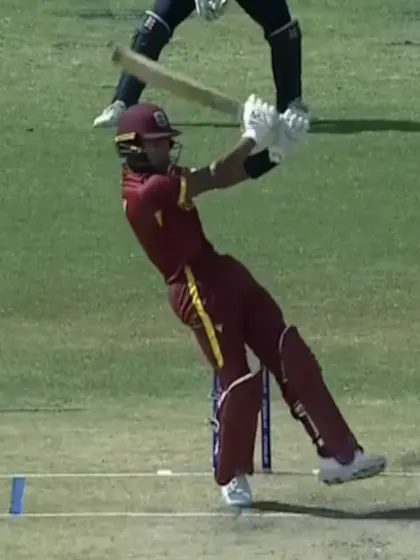 Lovely sound off Andrew's bat for a six | U19 CWC 2026